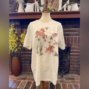 NWT Roping cowboys tee shirt xl